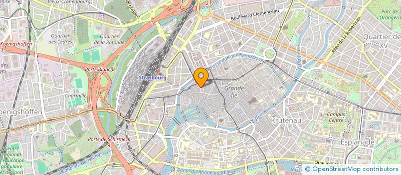 localisation de l'entreprise MADAME STEPHANIE MULLER à STRASBOURG