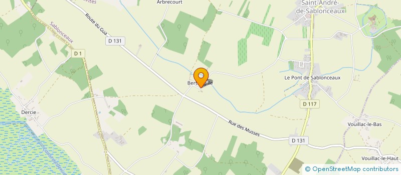 localisation de l'entreprise MADAME STEPHANIE MUZARD  SABLONCEAUX