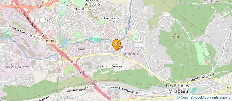 localisation de l'entreprise MADAME STEPHANIE NAPOLITANO à LES PENNES-MIRABEAU