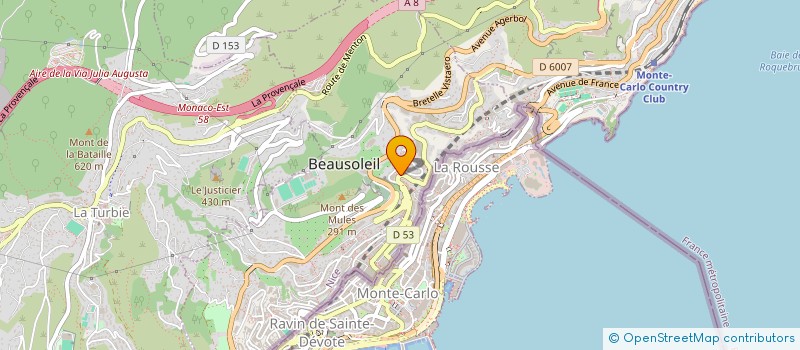 localisation de l'entreprise MADAME STEPHANIE NATERA  BEAUSOLEIL