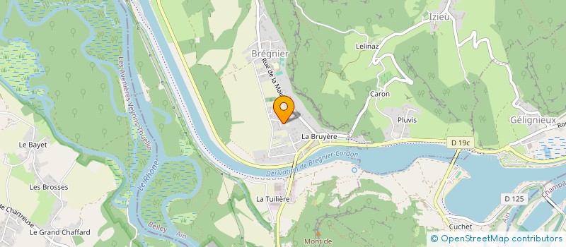 localisation de l'entreprise MADAME STEPHANIE NIBERT  BREGNIER-CORDON