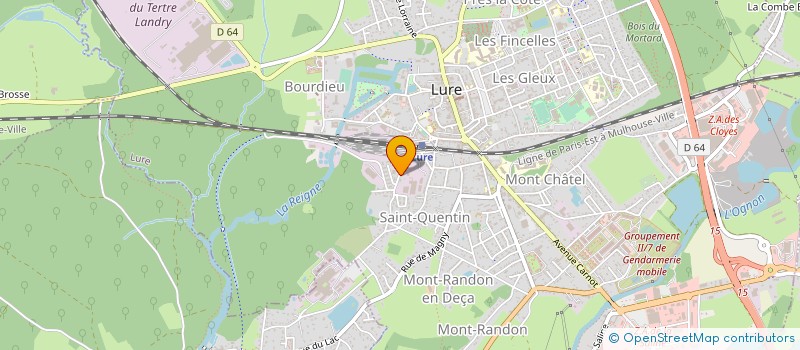 localisation de l'entreprise MADAME STEPHANIE NIKLAUS  LURE