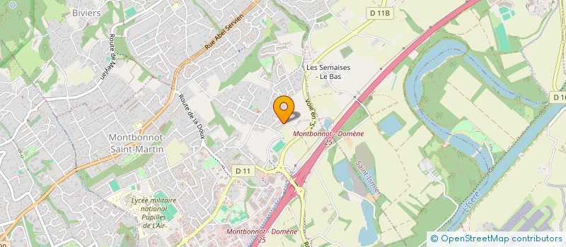 localisation de l'entreprise MADAME STEPHANIE NOCA  MONTBONNOT-SAINT-MARTIN