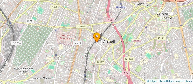 localisation de l'entreprise MADAME STEPHANIE NOEL à ARCUEIL