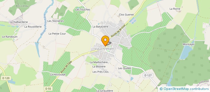 localisation de l'entreprise MADAME STEPHANIE NOIROT-NERIN  BRISSAC LOIRE AUBANCE