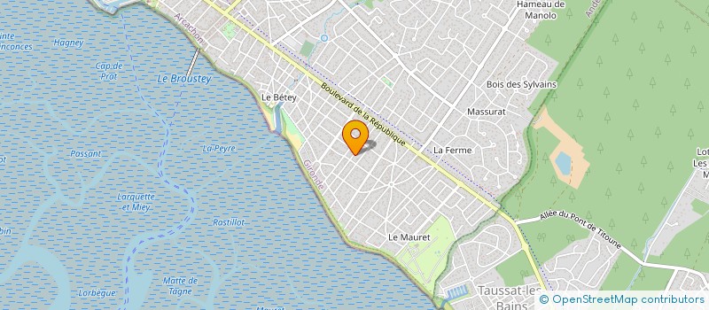 localisation de l'entreprise MADAME STEPHANIE NOISETTE  ANDERNOS-LES-BAINS