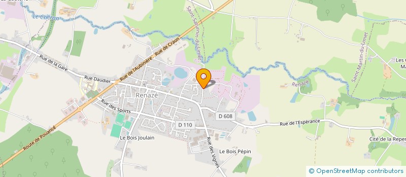 localisation de l'entreprise MADAME STEPHANIE NONCLERCQ  RENAZE