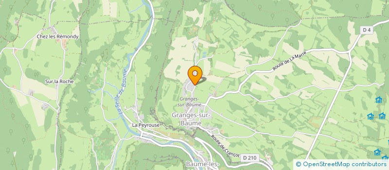 localisation de l'entreprise MADAME STEPHANIE NOSJEAN  CHATEAU-CHALON