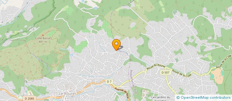 localisation de l'entreprise MADAME STEPHANIE OLALLO  LE ROURET