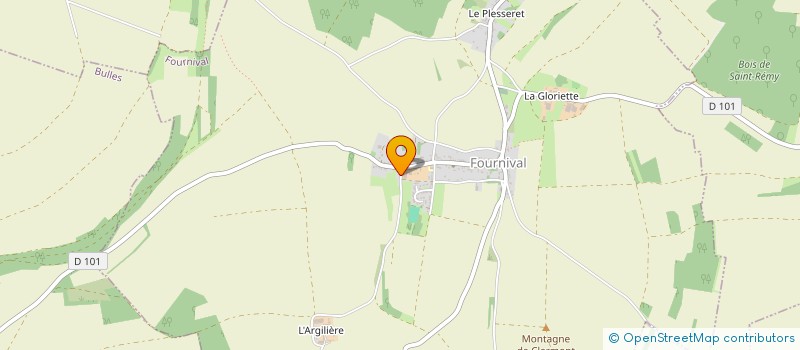 localisation de l'entreprise MADAME STEPHANIE OMBREDANE  FOURNIVAL