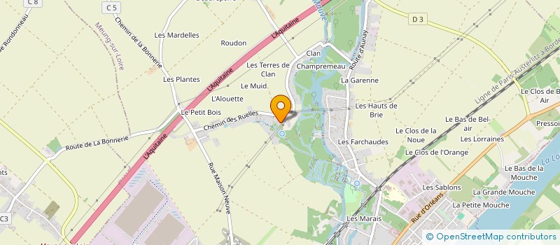 localisation de l'entreprise MADAME STEPHANIE ORVAL à MEUNG-SUR-LOIRE