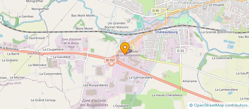 localisation de l'entreprise MADAME STEPHANIE OURY  CHATEAUBOURG