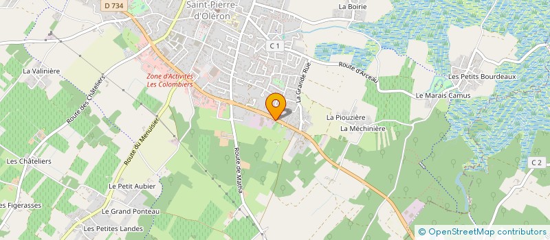 localisation de l'entreprise MADAME STEPHANIE PAGE à SAINT-PIERRE-D'OLERON