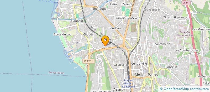 localisation de l'entreprise MADAME STEPHANIE PAGET  AIX-LES-BAINS