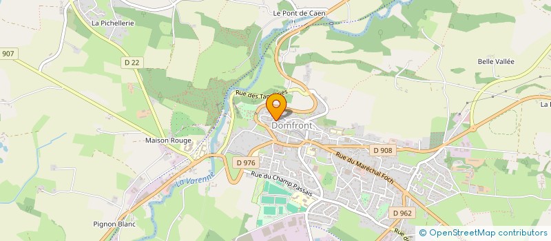 localisation de l'entreprise MADAME STEPHANIE PAILLARD à DOMFRONT-EN-POIRAIE