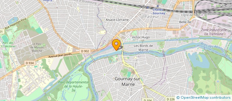 localisation de l'entreprise MADAME STEPHANIE PAILLER  GOURNAY-SUR-MARNE