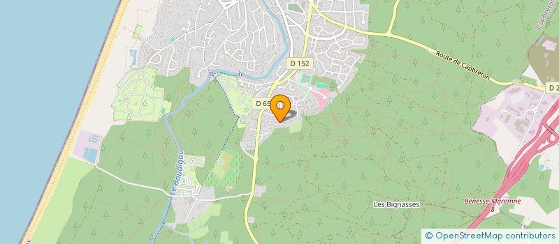 localisation de l'entreprise MADAME STEPHANIE PAILLEUX  CAPBRETON