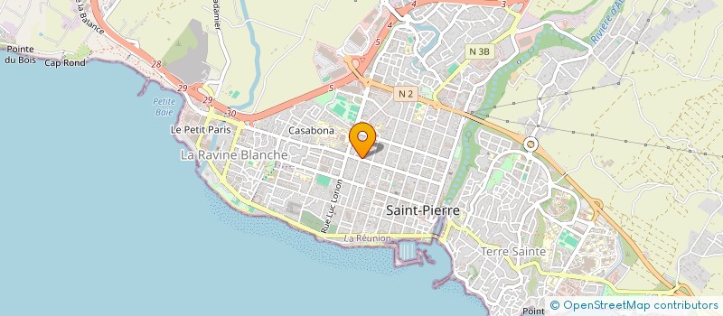 localisation de l'entreprise MADAME STEPHANIE PANURGE  SAINT-PIERRE