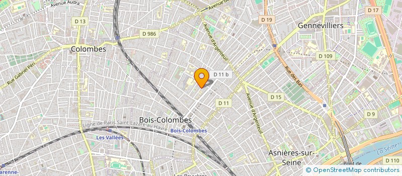 localisation de l'entreprise MADAME STEPHANIE PAQUET à BOIS-COLOMBES