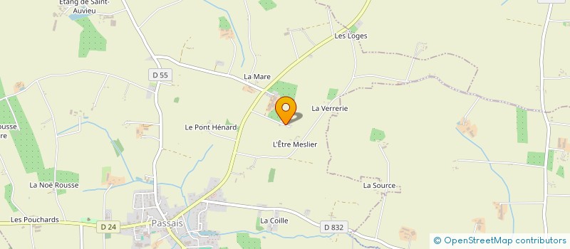 localisation de l'entreprise MADAME STEPHANIE PARACCHINI à PASSAIS VILLAGES