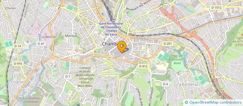 localisation de l'entreprise MADAME STEPHANIE PARAYRE à CHAMBERY