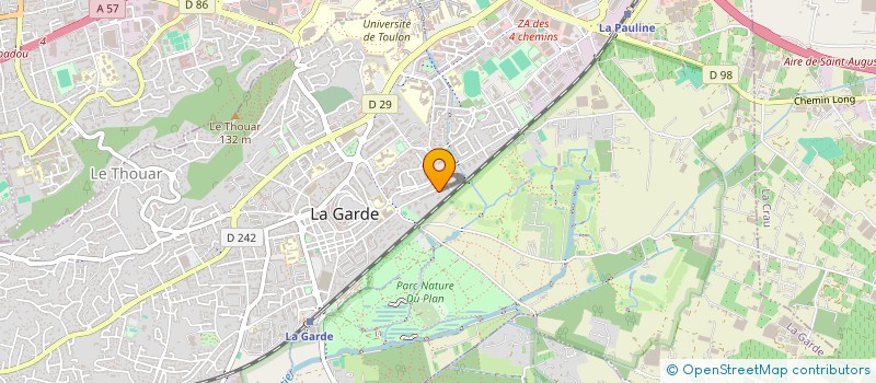 localisation de l'entreprise MADAME STEPHANIE PASCAL à LA GARDE