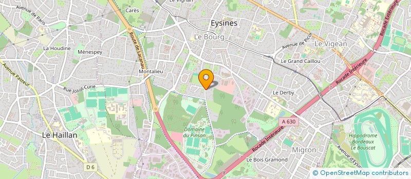 localisation de l'entreprise MADAME STEPHANIE PASQUET  EYSINES