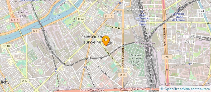 localisation de l'entreprise MADAME STEPHANIE PASSE-COUTRIN à SAINT-OUEN-SUR-SEINE