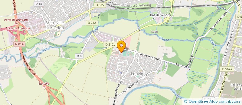 localisation de l'entreprise MADAME STEPHANIE PATARD LEGENDRE  LOUVIGNY