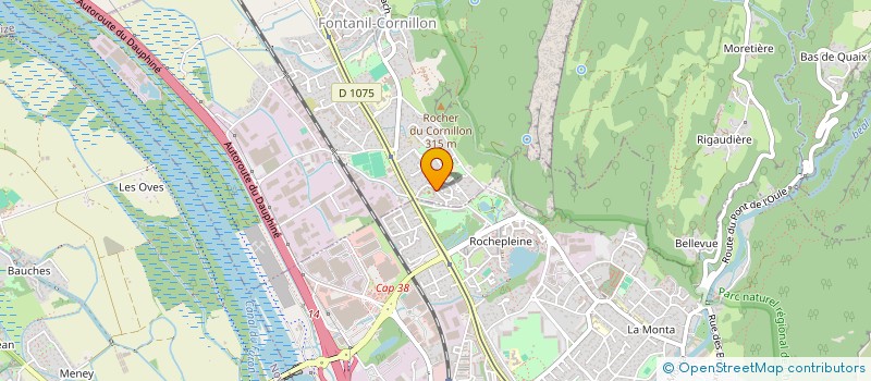 localisation de l'entreprise MADAME STEPHANIE PATERMO  FONTANIL-CORNILLON