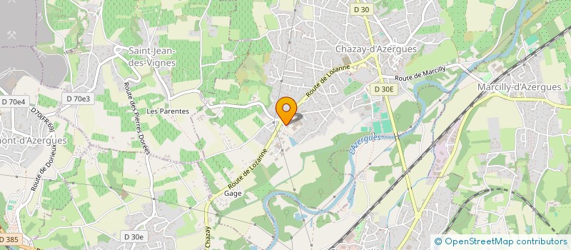 localisation de l'entreprise MADAME STEPHANIE PATONNIER à CHAZAY-D'AZERGUES