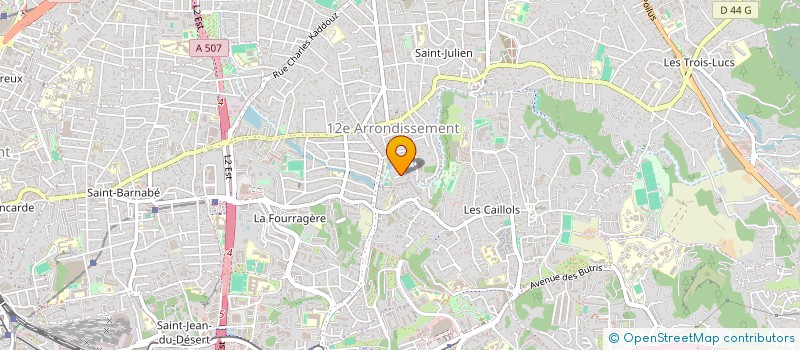 localisation de l'entreprise MADAME STEPHANIE PATRIS à MARSEILLE