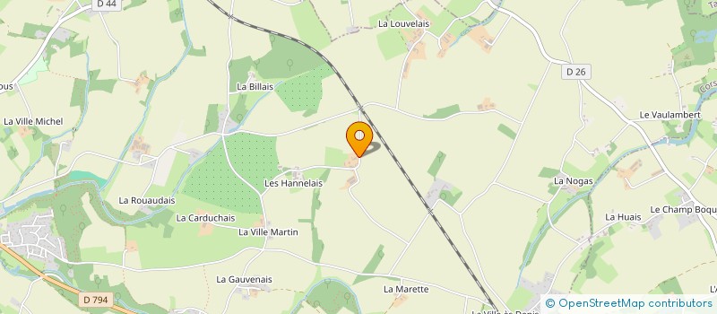 localisation de l'entreprise MADAME STEPHANIE PAVARD  FOUGERES