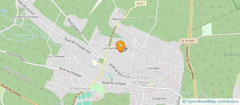 localisation de l'entreprise MADAME STEPHANIE PAVARD  SAINT-AUBIN-DE-MEDOC