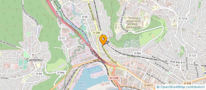 localisation de l'entreprise MADAME STEPHANIE PAYSANT  LE PETIT-QUEVILLY