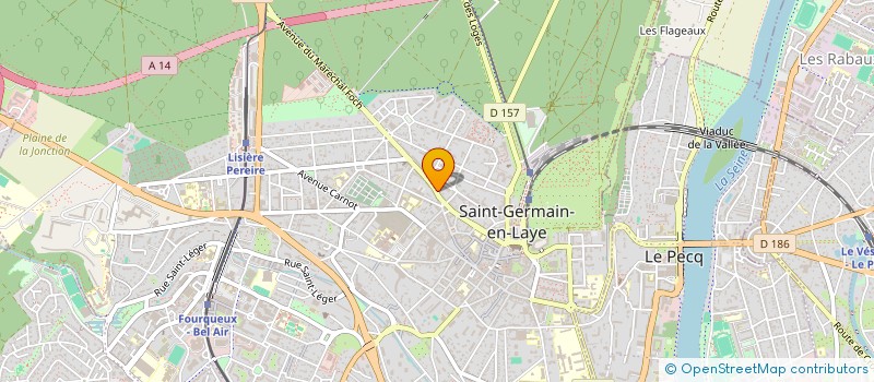 localisation de l'entreprise MADAME STEPHANIE PEIGNE à SAINT-GERMAIN-EN-LAYE