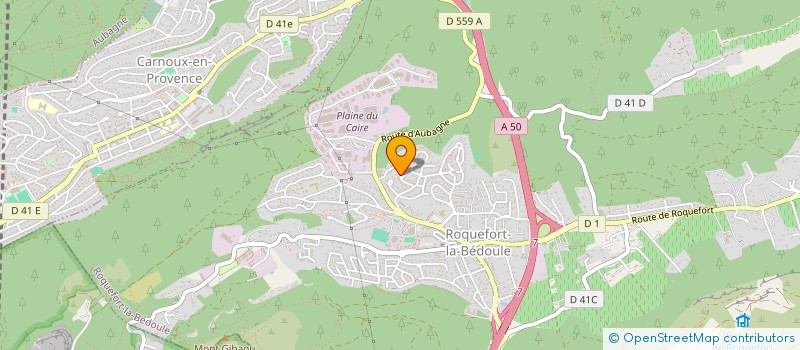 localisation de l'entreprise MADAME STEPHANIE PELLEGRIN  ROQUEFORT-LA-BEDOULE