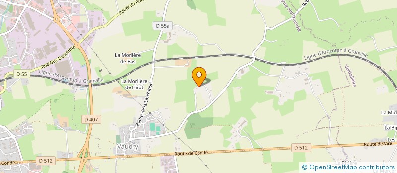 localisation de l'entreprise MADAME STEPHANIE PELLERIN  VIRE-NORMANDIE