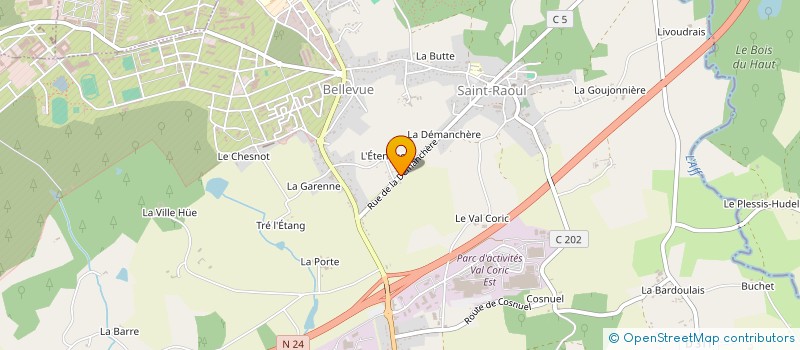 localisation de l'entreprise MADAME STEPHANIE PELLETIER à GUER