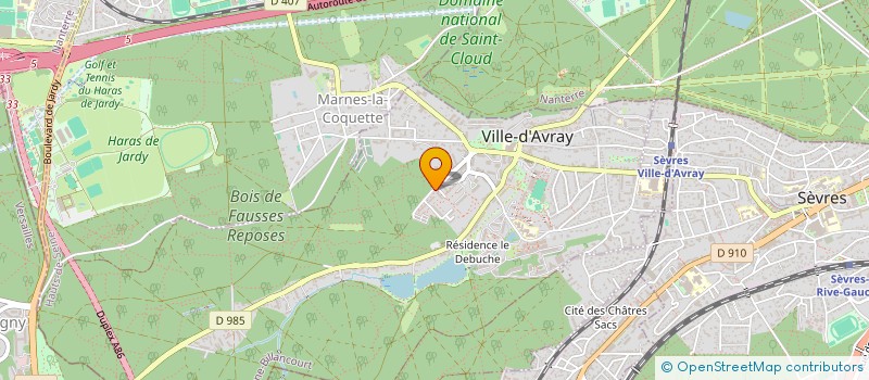 localisation de l'entreprise MADAME STEPHANIE PELTIER  VILLE-D'AVRAY