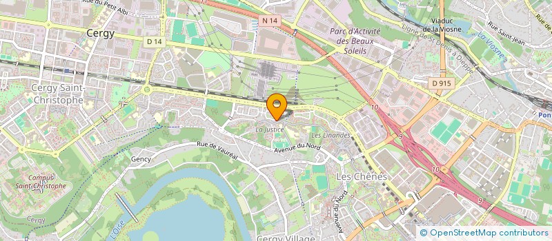 localisation de l'entreprise MADAME STEPHANIE PELTIER  CERGY