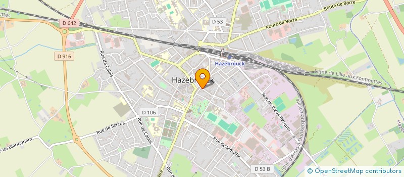 localisation de l'entreprise MADAME STEPHANIE PENEZ  HAZEBROUCK