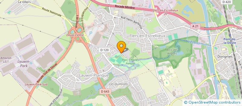 localisation de l'entreprise MADAME STEPHANIE PEPE  FLERS-EN-ESCREBIEUX