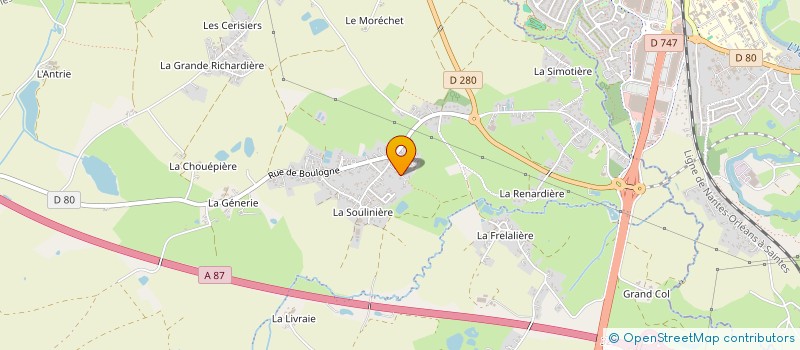 localisation de l'entreprise MADAME STEPHANIE PERE  AUBIGNY-LES CLOUZEAUX