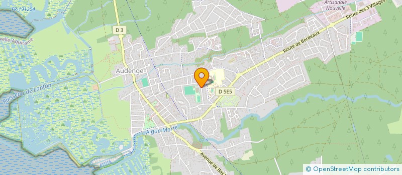 localisation de l'entreprise MADAME STEPHANIE PEREIRA  AUDENGE