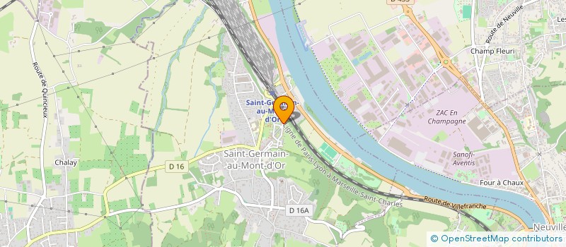 localisation de l'entreprise MADAME STEPHANIE PEREIRA  SAINT-GERMAIN-AU-MONT-D'OR