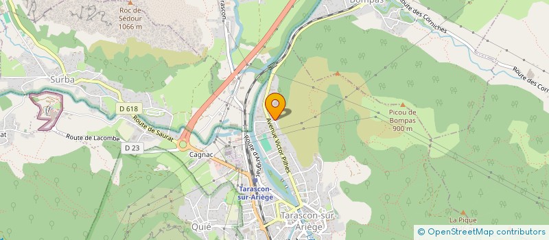 localisation de l'entreprise MADAME STEPHANIE PEREIRA à TARASCON-SUR-ARIEGE