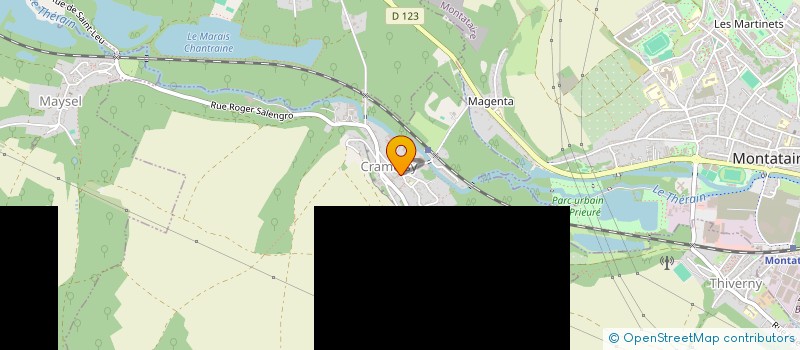 localisation de l'entreprise MADAME STEPHANIE PEREIRA  CRAMOISY