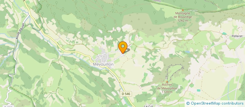 localisation de l'entreprise MADAME STEPHANIE PERELLI  MEVOUILLON