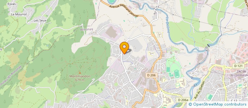 localisation de l'entreprise MADAME STEPHANIE PERES  ANNONAY